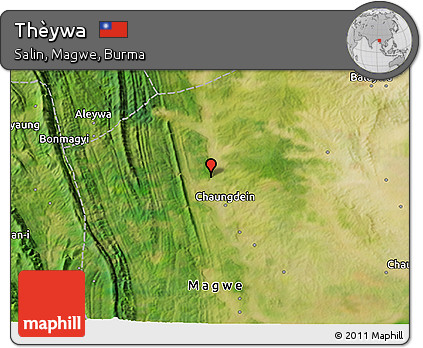 Satellite 3D Map of Thèywa