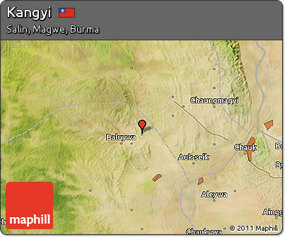Satellite 3D Map of Kangyi