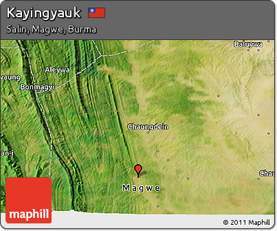 Satellite 3D Map of Kayingyauk