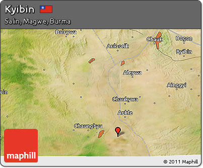 Satellite 3D Map of Kyibin