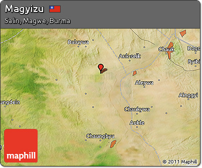 Satellite 3D Map of Magyizu