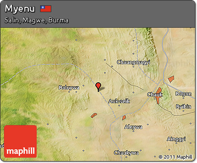 Satellite 3D Map of Myenu