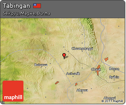 Satellite 3D Map of Tabingan