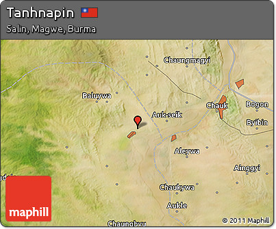 Satellite 3D Map of Tanhnapin