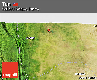 Satellite 3D Map of Tun