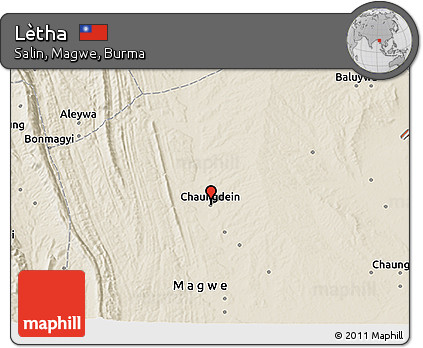 Shaded Relief 3D Map of Lètha