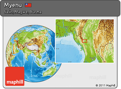 Physical Location Map of Myenu