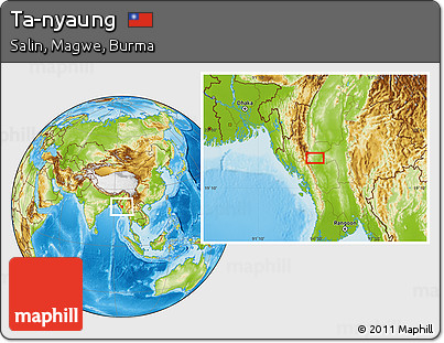 Physical Location Map of Ta-nyaung