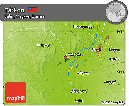 Physical Map of Tátkon