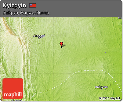 Physical Map of Kyitpyin