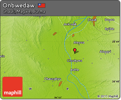 Physical Map of Onbwedaw