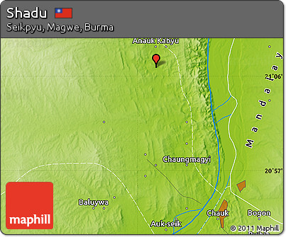 Physical Map of Shadu