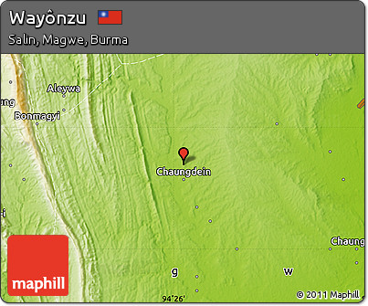 Physical Map of Wayônzu