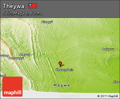 Physical Panoramic Map of Thèywa