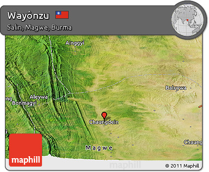 Satellite Panoramic Map of Wayônzu