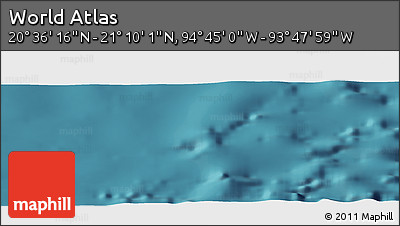 Satellite Panoramic Map of the Area around 20° 53' 8" N, 94° 16' 30" W
