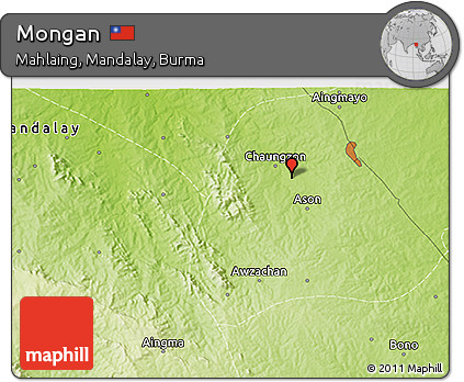 Physical 3D Map of Mongan