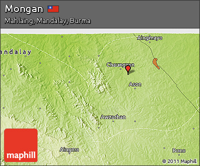 Physical 3D Map of Mongan
