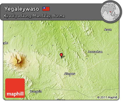Physical Map of Yegaleywaso