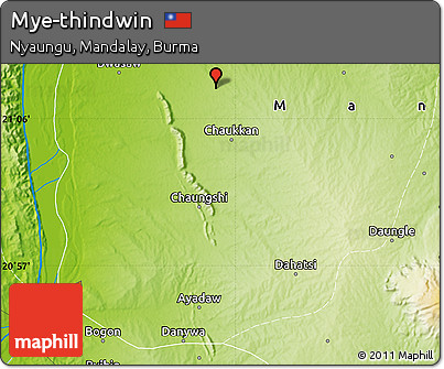 Physical Map of Mye-thindwin