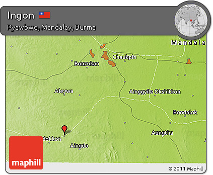 Physical 3D Map of Ingon