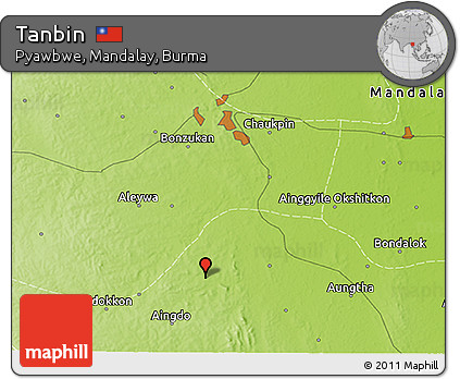 Physical 3D Map of Tanbin