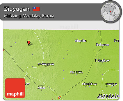 Physical 3D Map of Zibyugan