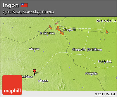Physical 3D Map of Ingon