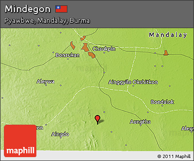 Physical 3D Map of Mindegon