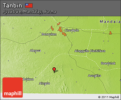 Physical 3D Map of Tanbin