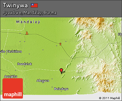 Physical 3D Map of Twinywa