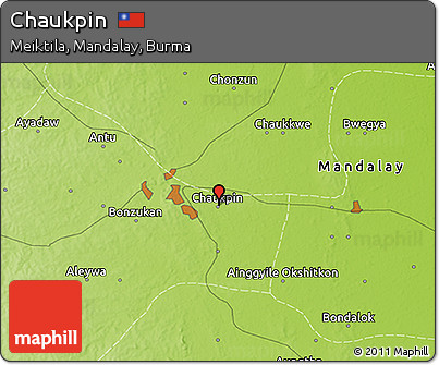 Physical 3D Map of Chaukpin