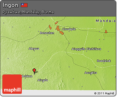 Physical 3D Map of Ingon