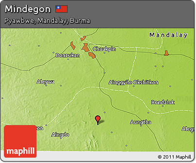 Physical 3D Map of Mindegon