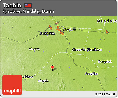 Physical 3D Map of Tanbin