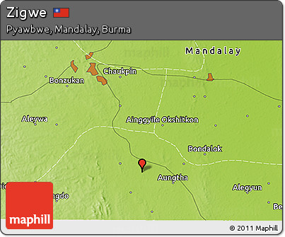 Physical 3D Map of Zigwe