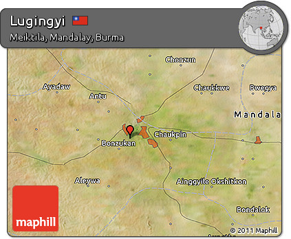 Satellite 3D Map of Lugingyi