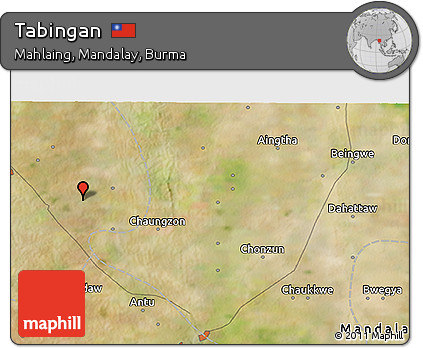 Satellite 3D Map of Tabingan