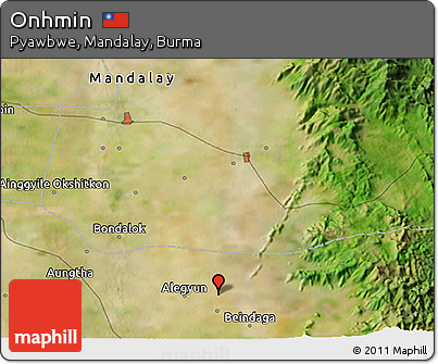 Satellite 3D Map of Onhmin