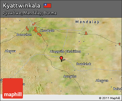 Satellite 3D Map of Kyattwinkala