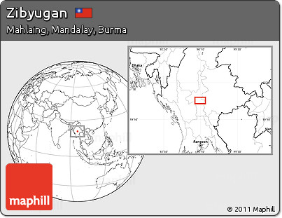 Blank Location Map of Zibyugan