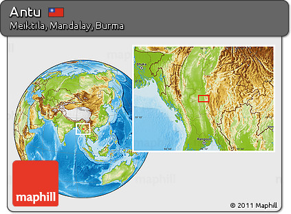 Physical Location Map of Antu