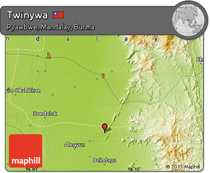 Physical Map of Twinywa