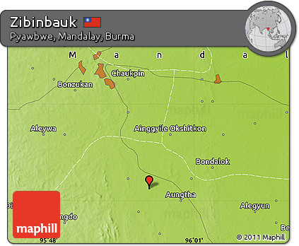 Physical Map of Zibinbauk