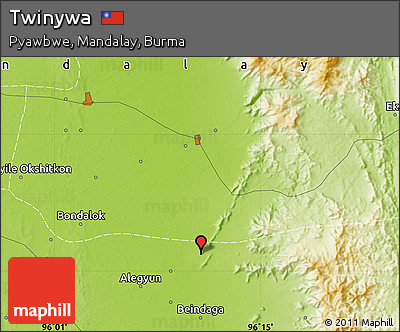 Physical Map of Twinywa