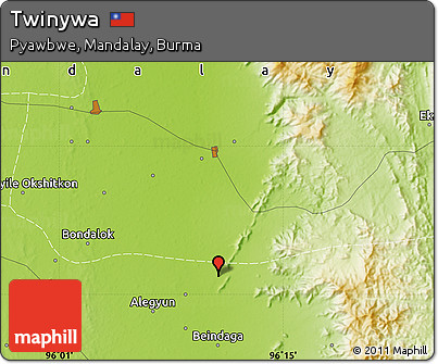 Physical Map of Twinywa