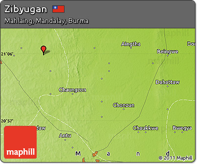 Physical Map of Zibyugan