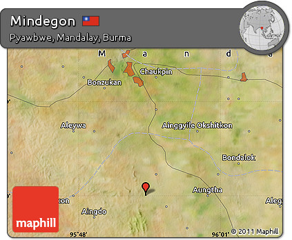 Satellite Map of Mindegon