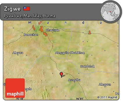 Satellite Map of Zigwe