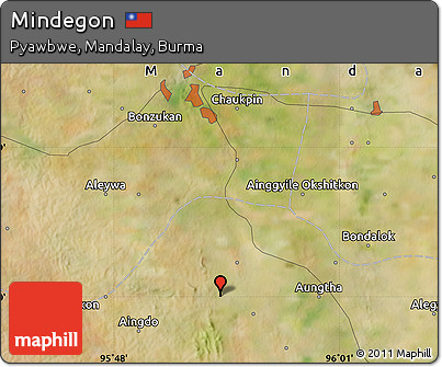 Satellite Map of Mindegon